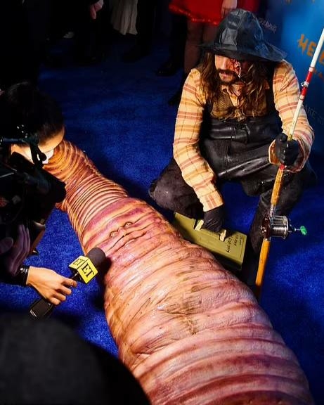 Хайди Клум – червь, Том Каулитц – рыбак: самый запоминающийся образ этого Хэллоуина